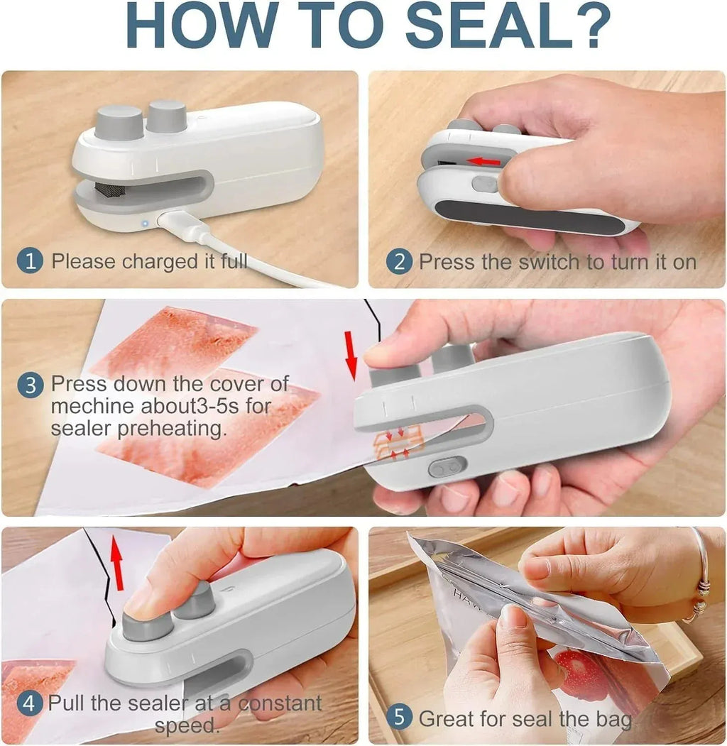 Portable Mini Heat Bag Sealer